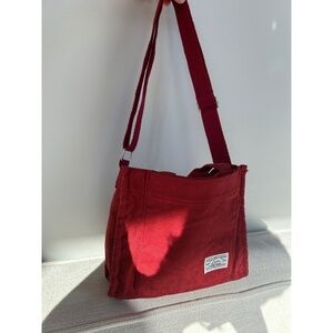 Small Red Tote Bag